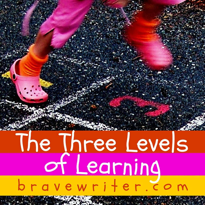 The Three Levels of Learning - A Brave Writer’s Life in Brief